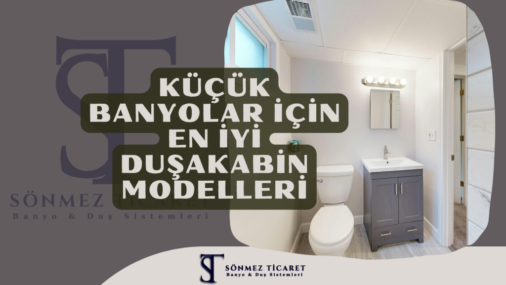 Küçük banyolar için sürgülü ve köşe duşakabin çözümleri